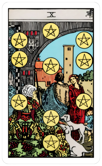 10 of pentacles