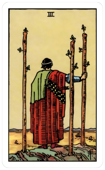 3 of wands