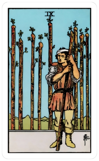 9 of wands