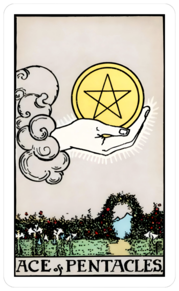 Ace of pentacles