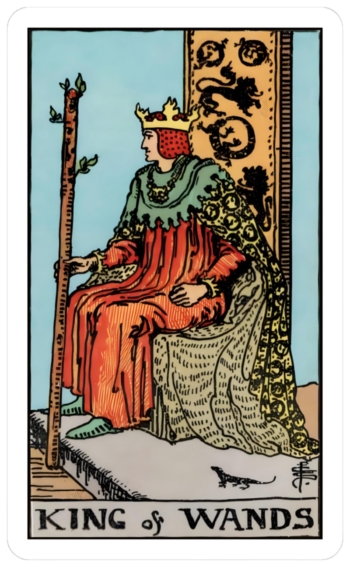 King of Wands Tarot Card Meaning: Upright and Reversed - Tarot With Joy