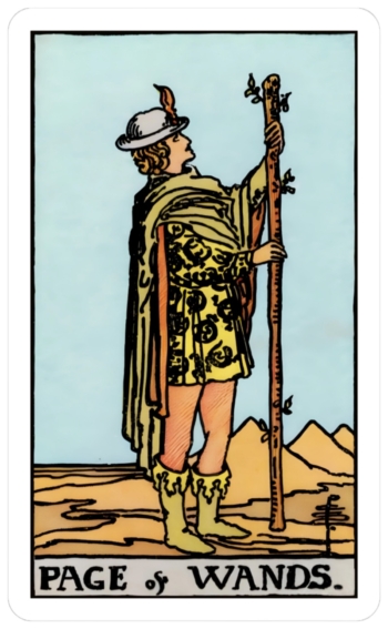 Page of Wands Tarot Card Meaning: Upright & Reversed - Tarot With Joy