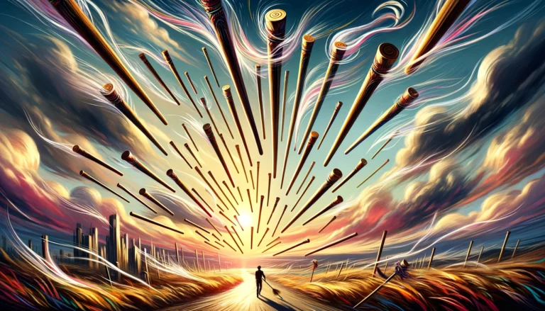 The image captures the emotional whirlwind of rapid changes, excitement of swift progress, and the anxious anticipation of upcoming events. Against a dynamic backdrop filled with movement and energy, the scene depicts fast-paced developments driving these changes. The visual representation enriches the article by highlighting the fleeting nature of the moment and the rush of emotions accompanying such swift transitions. It emphasizes the sense of anticipation and the vibrancy of new opportunities on the horizon, adding depth to the narrative.