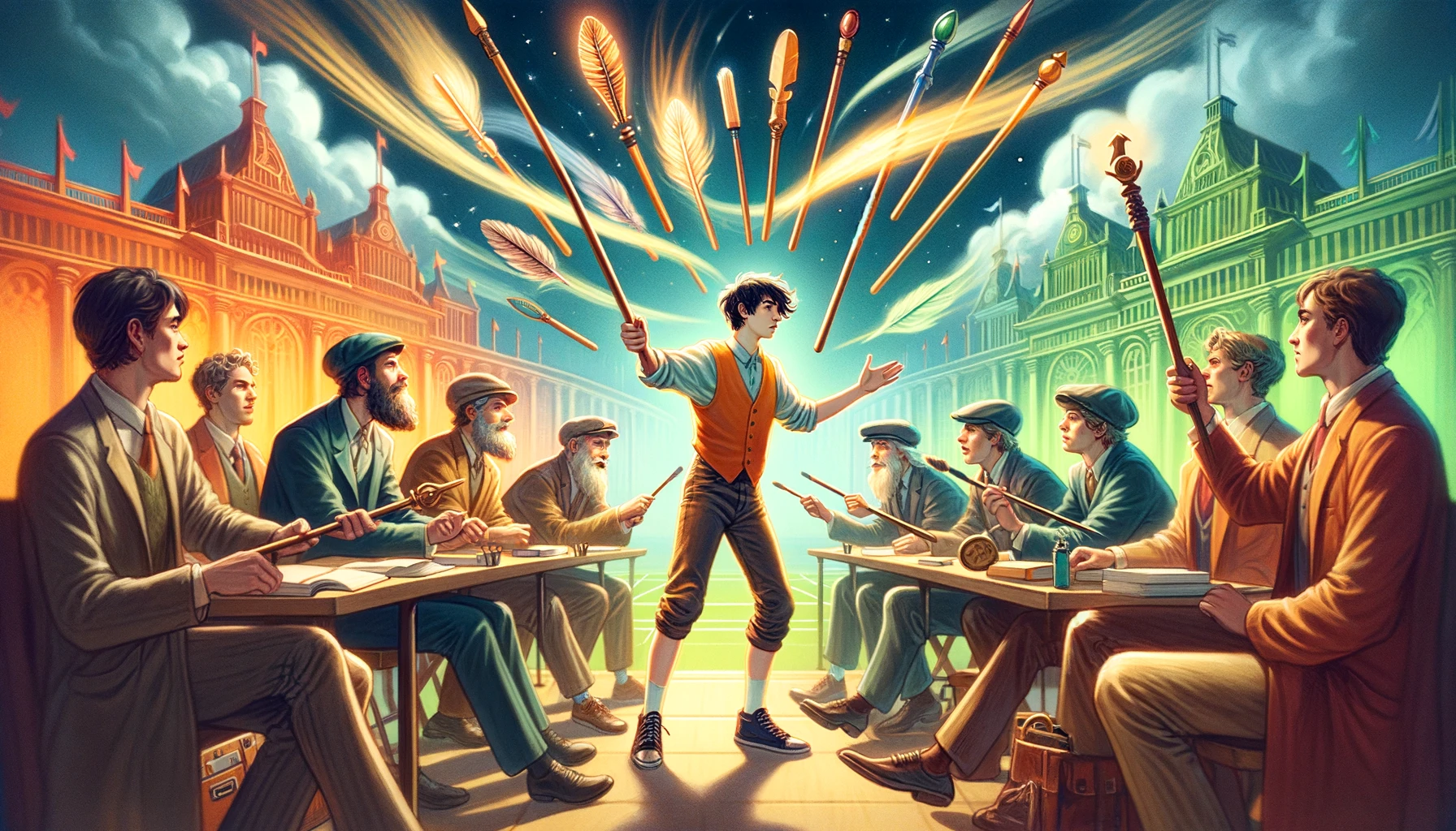 An image portraying an individual engaged in negotiation or debate, showcasing assertiveness and a love for challenge. The visual highlights the dynamic energy and constructive potential of engaging in spirited discussions or friendly competition, set against a backdrop suggesting involvement in activities that stimulate growth through confrontation and the testing of ideas.