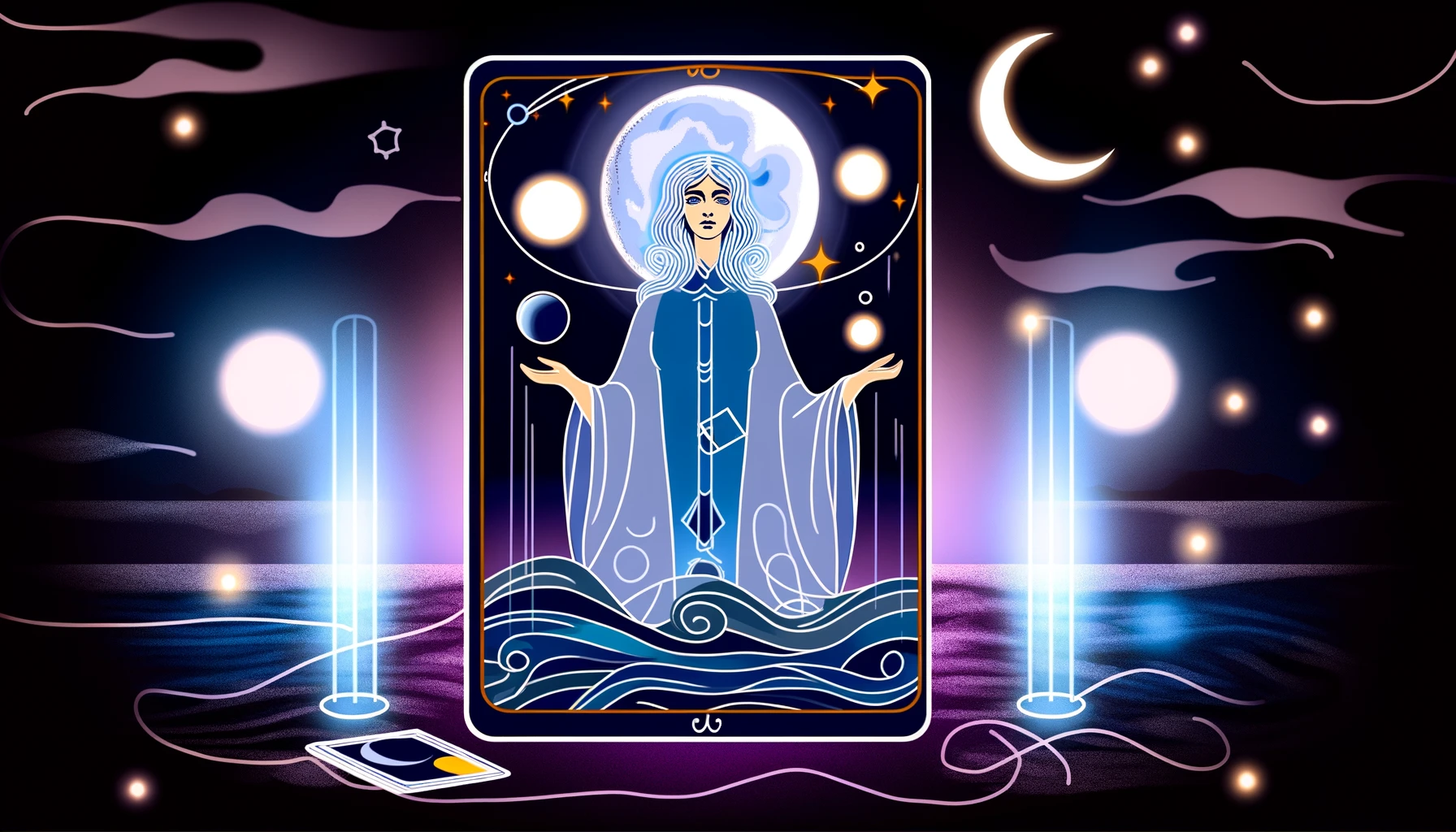 The High Priestess Tarot Card Meaning as Feelings - Tarot With Joy