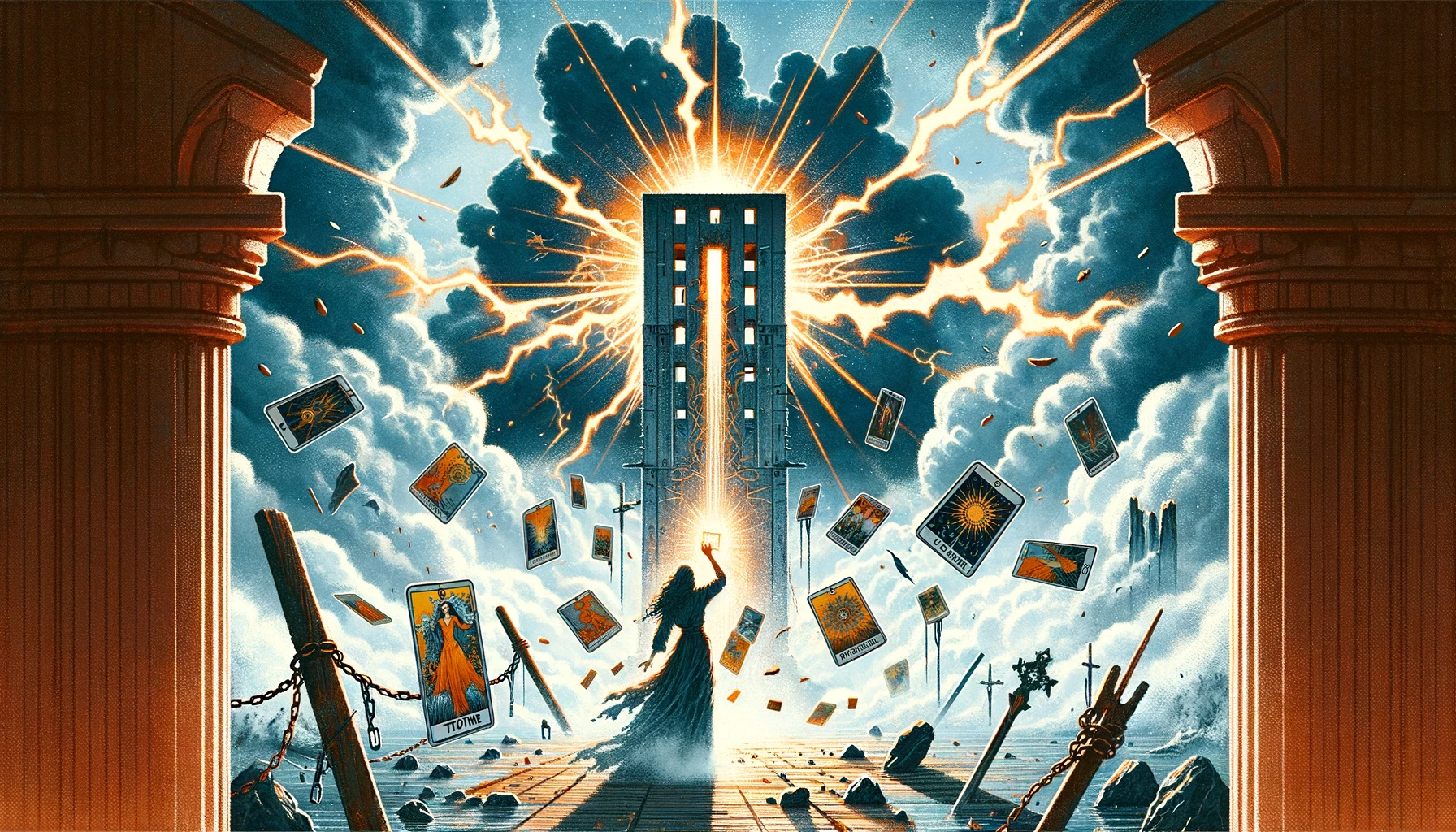 symbolizing someone's willingness to confront and embrace necessary destruction for renewal. It sets an engaging and empowering tone for your article on "The Tower" as representing what someone wants.