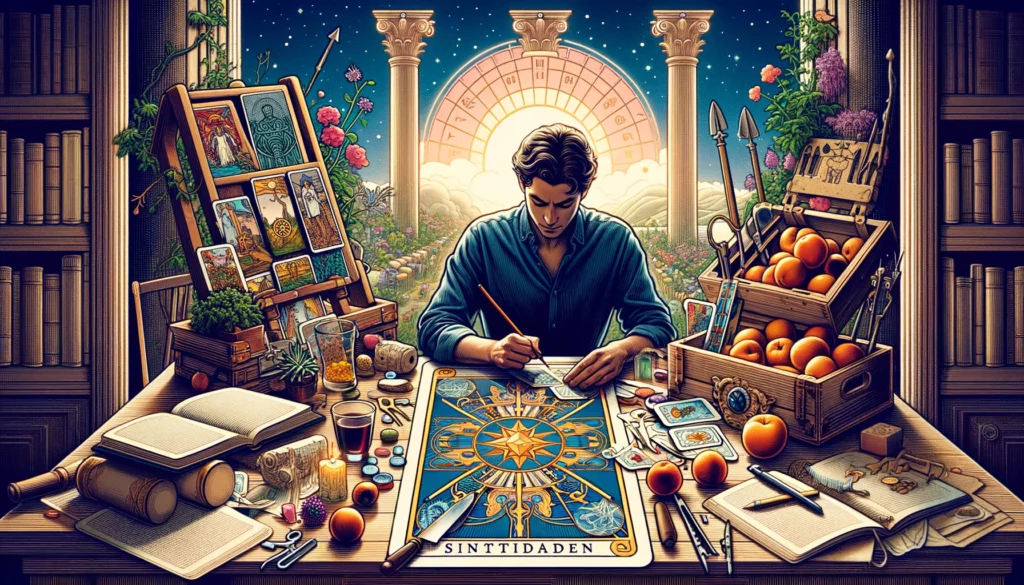  The image portrays an individual deeply engrossed in their work, surrounded by the results of their efforts and various tools. They exude focus and determination, showcasing the outcomes of their hard work and dedication. This visualization embodies the concept of dedication and achievement, emphasizing the importance of persistence, attention to detail, and the fulfillment that comes from reaching one's goals. It highlights the individual's commitment to excellence, skill development, and the pursuit of perfection in their endeavors.