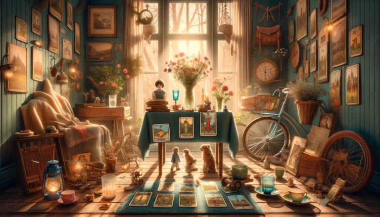 "A visual depiction of someone connected to their past, embodying kindness, generosity, and a life viewed through simplicity and joy, enriching the exploration of their character and the impact of their nostalgic and affectionate nature on those around them."